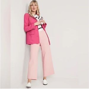 Old Navy Pink High-Waisted Pull-On Pixie Wide-Leg Pants for Women - XL